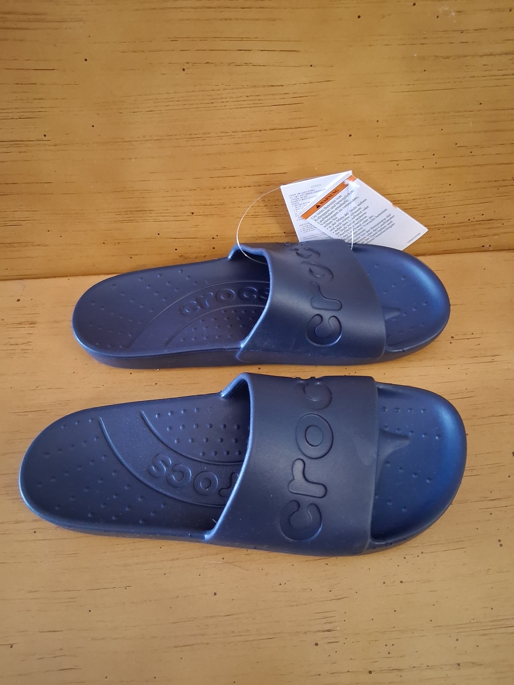 CROCS Men's Slide Sandals in Navy